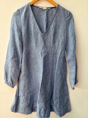 Boden Flippy Linen Dress